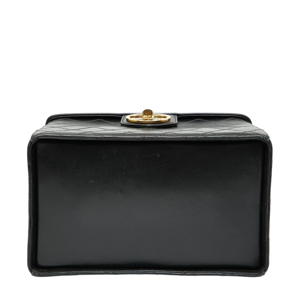 CHANEL Black Lambskin Leather Shoulder Bag - Picture 3 of 11